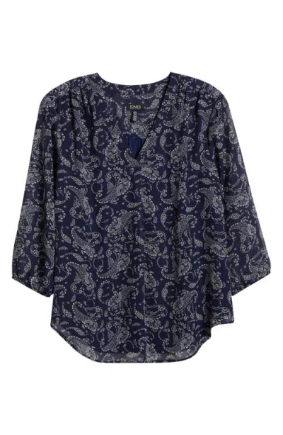 JONES NEW YORK JONES NEW YORK KELLY PAISLEY TOP
