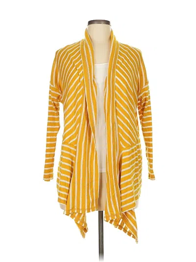 Pre-owned Jones New York Kimono In Yellow