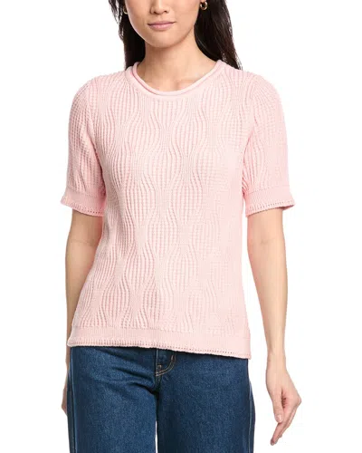 Jones New York Knit Textured Top In Multi
