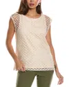 Jones New York Lace Top In White