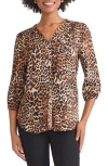 Jones New York Leopard Print Tunic In Animal Print