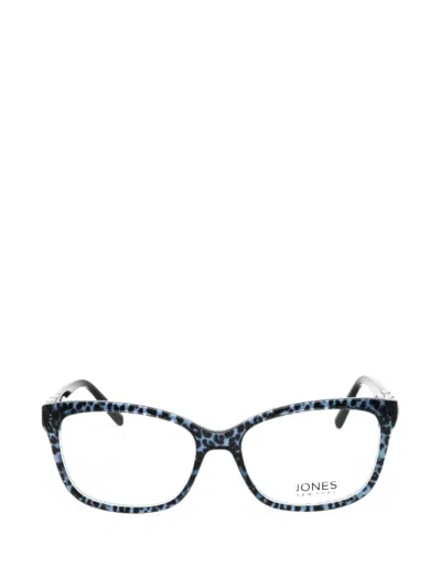 Jones New York Leopard-print Rectangle-frame Glasses In Yellow