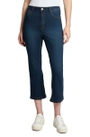 Jones New York High Waist Crop Kick Flare Jeans