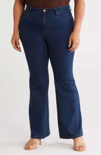 Jones New York Lexington Slim Leg Bootcut Jeans In Blue