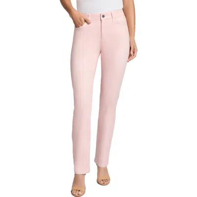 Jones New York Lexington Straight Leg Jeans In Petal Pink