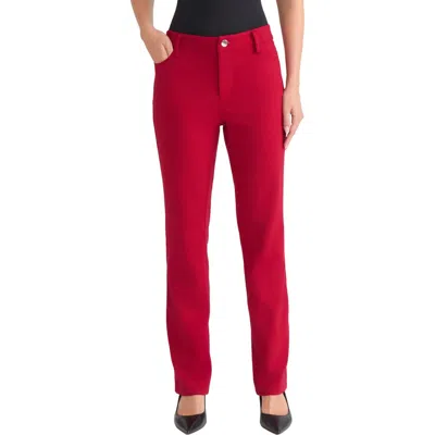 Jones New York Lexington Straight Leg Pants In Blue