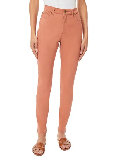 Jones New York Lexington Womens Ankle Natural Waist Skinny Jeans In Beige