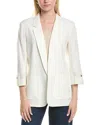 Jones New York Linen-blend Jacket In Neutral