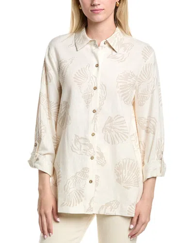 Jones New York Linen-blend Shirt