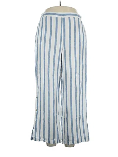 Pre-owned Jones New York Linen Pants In Blue