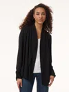 Jones New York Double Layer Cardigan In Black