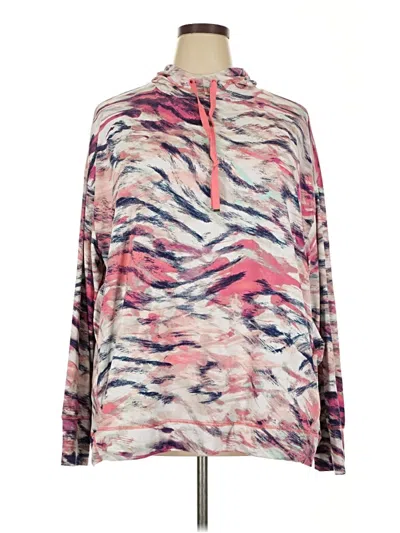 Pre-owned Jones New York Long Sleeve T-shirt In Pink