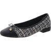 Jones New York Marios Womens Toe Cap Man Made Ballet Flats In Multi