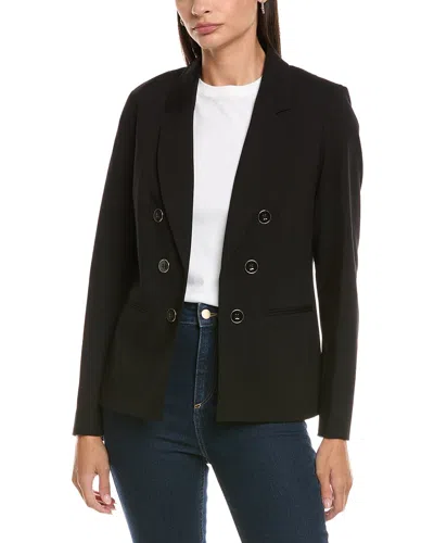 Jones New York Womens Button Front Faux Double Breasted Compression Jacket In Gold