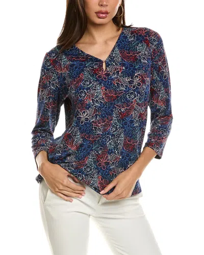 Jones New York Noodle Top In Multi