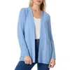 Jones New York Malibu Yarn Open Front Cardigan In Bluebell