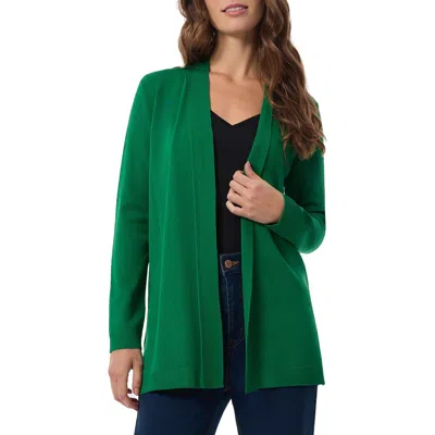 Jones New York Open Front Cardigan In Deep Clove
