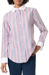 JONES NEW YORK JONES NEW YORK OVERSIZE BUTTON-UP SHIRT