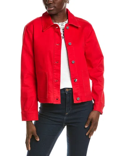 JONES NEW YORK JONES NEW YORK PATCH POCKET DENIM JACKET