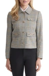 Jones New York Patch Pocket Jacket In Gray