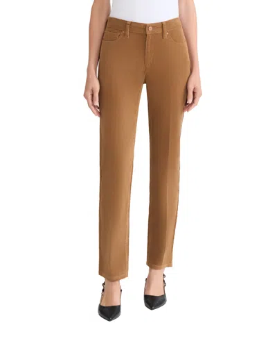 Jones New York Petite Ankle-length Lexington Jeans In Brown