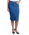 Jones New York Womens 5 Pocket Denim Midi Pencil Skirt 2 16p