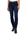 Jones New York Petite Lexington Straight-leg Denim Jeans In West Point Wash