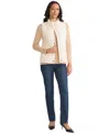 Jones New York Petite Patch Pocket Vest In White