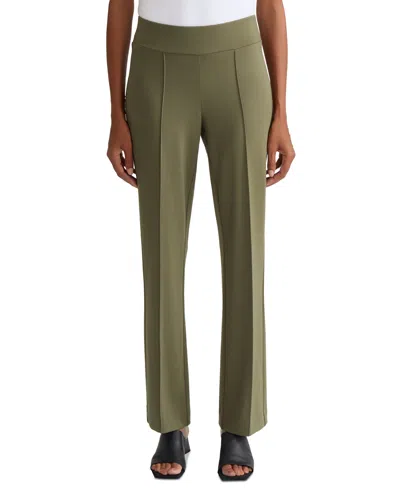 JONES NEW YORK PETITE PINTUCKED PULL-ON KNIT PANTS