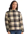 Jones New York Petite Plaid Long Sleeve Sweater In Multi