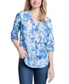 Jones New York Print Tunic Top In Soft Seaglass Multi