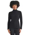 Jones New York Petite Sutton Mock Neck Sweater In Black