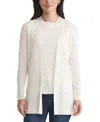 Jones New York Petite Sutton Open-front Cardigan In White