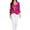 Jones New York Petites Womens Printed Polyester Tunic Top