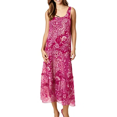 Jones New York Petites Womens Tiered Long Maxi Dress