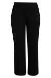 Jones New York Plus Size High-rise Pintuck Pull-on Pants In Black
