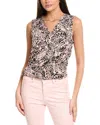 Jones New York Pleat Front Shell