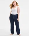 Jones New York Plus Size Lexington High-rise Slim Bootcut Jeans