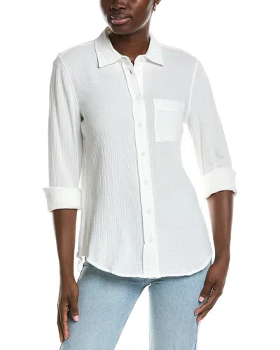 Jones New York Pocket Shirt In White