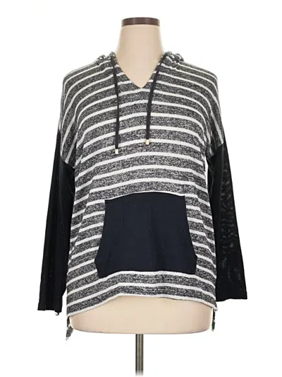 Pre-owned Jones New York Poncho In Gray