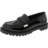 Jones New York Primad Womens Slip On Lug Sole Loafers In Black