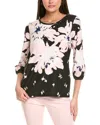 Jones New York Puff Cuff Basic Top
