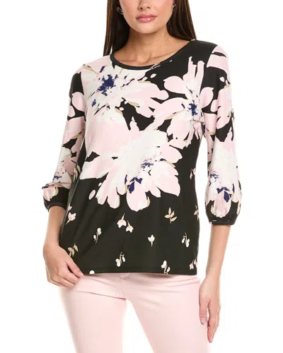 Jones New York Puff Cuff Basic Top