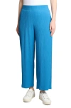 Jones New York Petite Textured Pull-on Wide-leg Pants