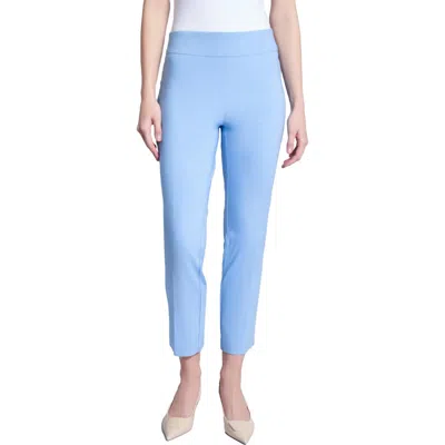 Jones New York Pull-on Slim Fit Ankle Pants In Chintz Blue