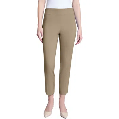 Jones New York Pull-on Slim Fit Ankle Pants In Jones Khaki