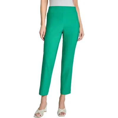 Jones New York Pull-on Slim Fit Ankle Pants In Kelly