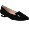 Jones New York Quesheen Womens Solid Faux Leather Loafers In Multi