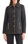 Jones New York Quilted Jacket In Gray