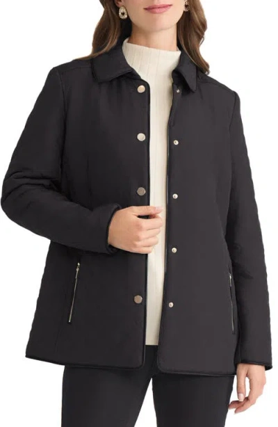 Jones New York Quilted Jacket In Black